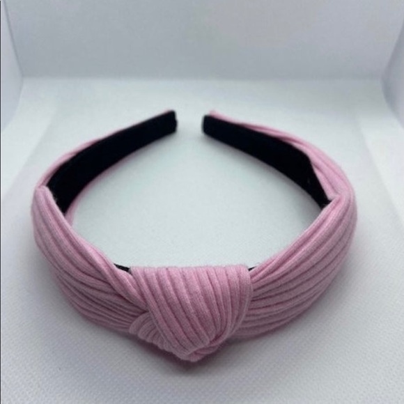 Pink Knotted Rib Headband - Picture 1 of 4